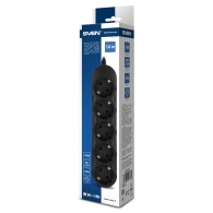 Power strip SVEN EX-I5 black 1.8 m, for UPS, 5 Sockets, Black thumbnav 6