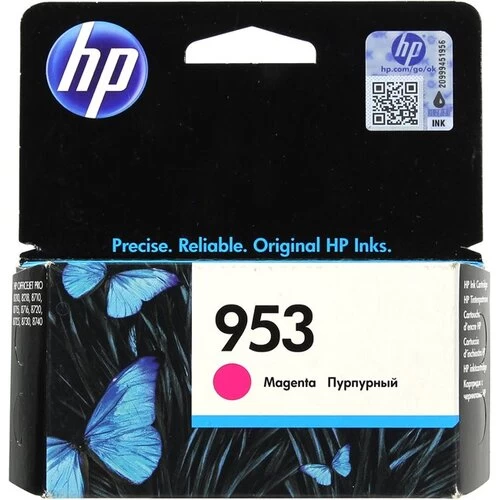 HP 953 (F6U13AE) Magenta Ink Cartridge; (for HP OfficeJet Pro 7720, 7730, 7740, 8710, 8720, 8725, 8728, 8730, 8740, 7740, 8218, 8715, 8718, 8719) photo 1