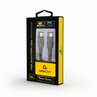 Cable HDMI CC-HDMIL-1.8M, 1.8 m, High speed HDMI cable with Ethernet ”Select Series”, Supports 4K UHD resolutions at 60 Hz, 1.8 m thumbnav 4