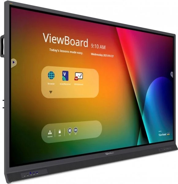 75” Интерактивный дисплей ViewSonic IFP7552-1BH / 4K / 8G RAM / 64GB Storage / Black photo 2