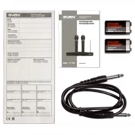 Два беспроводных микрофона для караоке SVEN MK-715 / Wireless / Black thumbnav 8