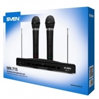 Два беспроводных микрофона для караоке SVEN MK-715 / Wireless / Black thumbnav 9