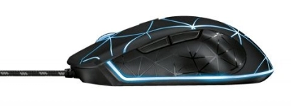 Проводная мышь Trust GXT 133 Locx Черный / Оптическая / Черный photo 3