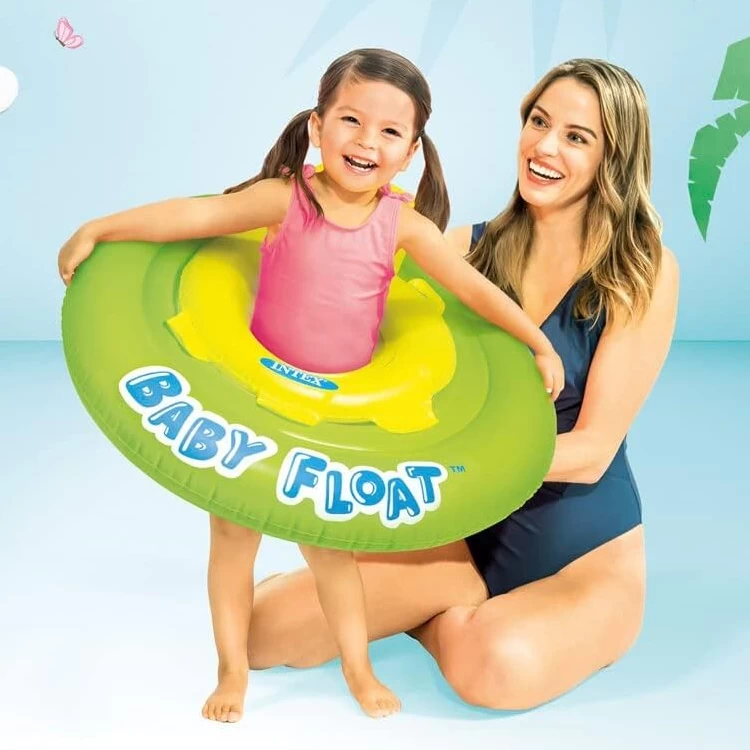 Cerc gonflabil cu decupaje pentru picioare INTEX MY BABY FLOAT photo 4