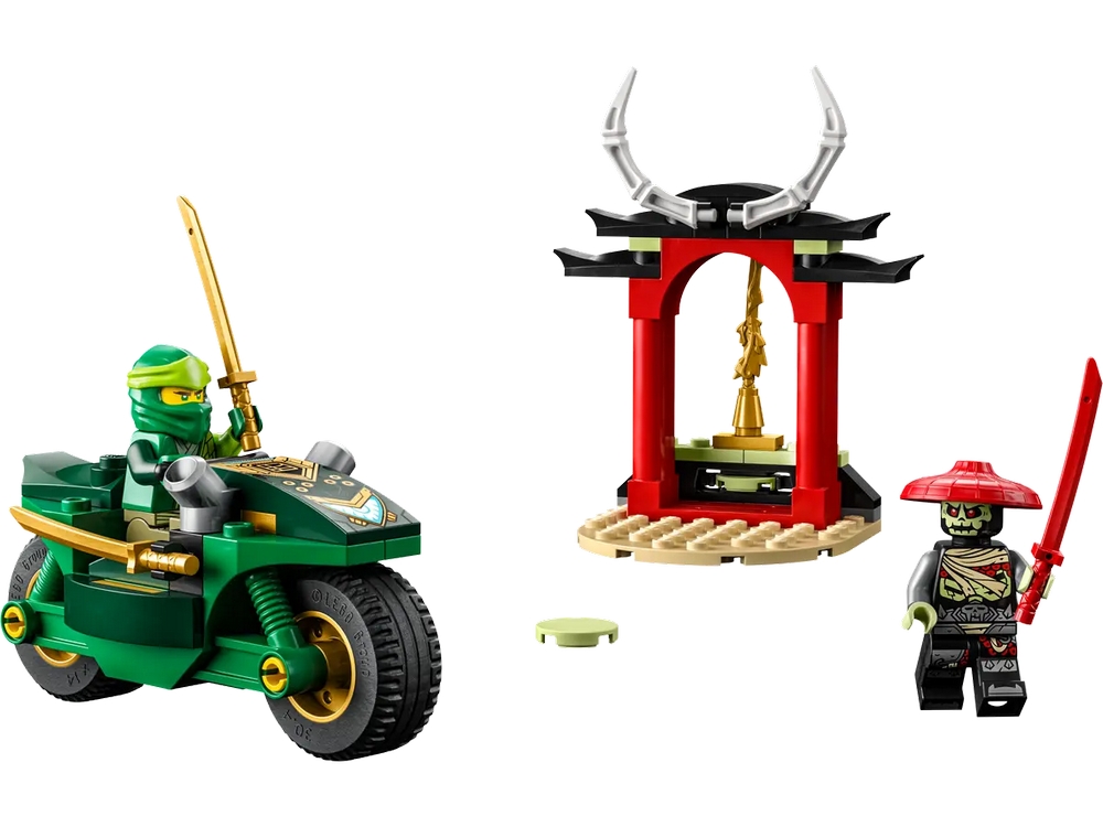 Constructor Lego Ninjago Lloyds Ninja Street Bike 71788 de la 4+ ani photo 3