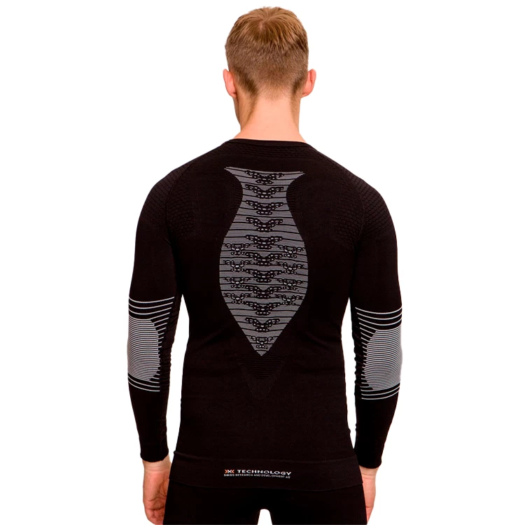 Tricou termica cu maneca lunga X-Bionic ENERGIZER 4.0 SHIRT LG SL L Negru Barbati photo 5