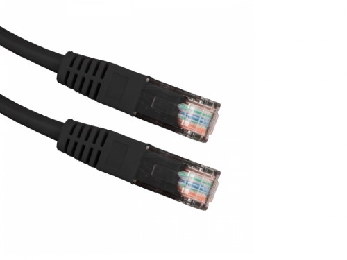 UTP Cat.5e Patch cord, 3m, Black photo 1 UTP Cat.5e Patch cord, 3m, Black photo 1