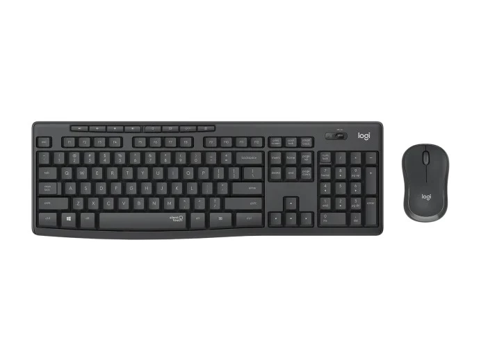 Tastatura si mouse Wireless Logitech MK295 Silent, Graphite photo 1