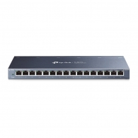 Коммутатор TP-LINK TL-SG116 / 16 port / Gigabit / RJ45 / steel case thumbnav 1