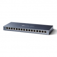 Коммутатор TP-LINK TL-SG116 / 16 port / Gigabit / RJ45 / steel case thumbnav 2