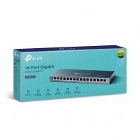 Коммутатор TP-LINK TL-SG116 / 16 port / Gigabit / RJ45 / steel case thumbnav 4
