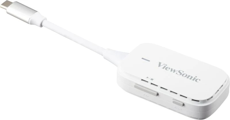 Miracast  Viewsonic WPD-700, Wireless Screen Casting Kit, Plug-and-Play: Direct connection without network setup or software installation, Support up to 8 transmitters via USB-C port, Long-Range Wireless Transmission: From up to 30m away without long HDMI photo 2
