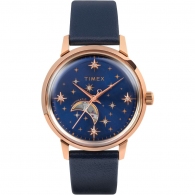 Celestial Automatic 38mm Leather Strap Watch TW2W21300 thumbnav 1