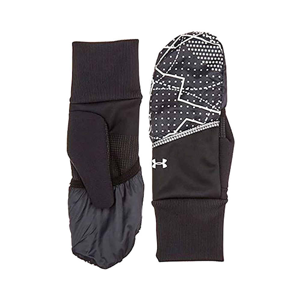 Перчатки для бега Under Armour UA Convertible Glove Черный/Белый photo 1