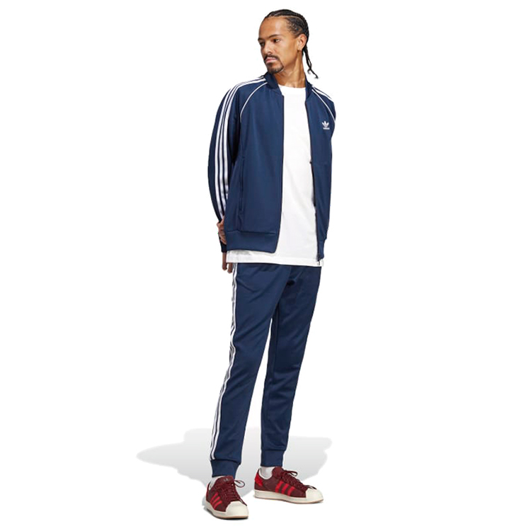 Pantaloni Adidas SST TP P BLUE L Albastru Barbati photo 3