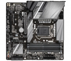 GIGABYTE Z590M GAMING X, Socket 1200, Intel® Z590 (11th/10th Gen CPU), 13Phases, CPU Intel graphics, HDMI, DP, Dual 4xDDR4-5333, 2xPCIe X16 4.0, 6xSATA3, RAID, 2xM.2 4.0, 1xPCIe X1, Realtek Audio 7.1, 2.5GbE LAN, 2xUSB3.2 Gen2(A+C), 7xUSB3.2 (6A+1C), RGB  