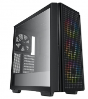 Корпус DEEPCOOL CG540 / w/oPSU / Side-Window / 4x120mm / ATX / Black thumbnav 1