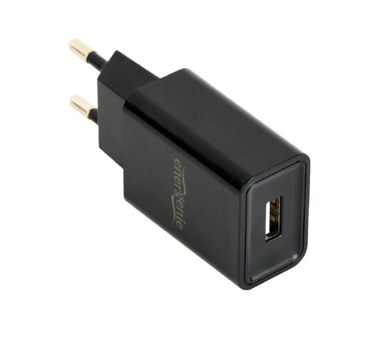 USB Charger  Gembird EG-UC2A-03 Universal AC USB charging adapter, 5 V / 2 A, Black photo 1