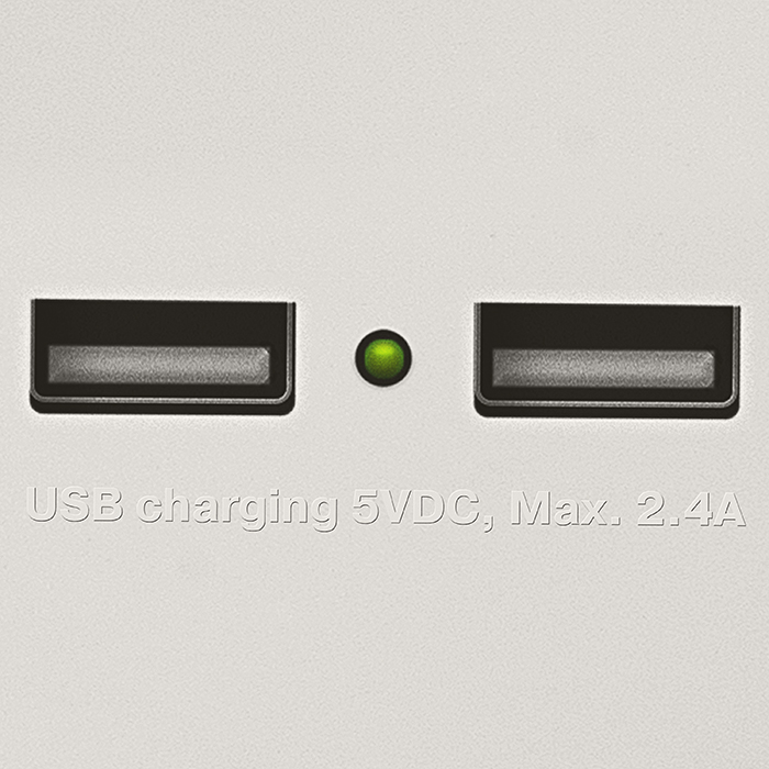 Surge Protector SVEN SF-05LU, 5 Sockets + 2 USB (2,4 A) , 1.8m, White, color box photo 5