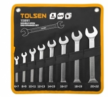 Set 8 chei duble deschise 6-22mm Tolsen 