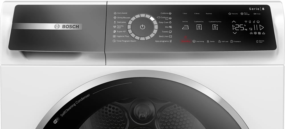 Сушильная машина Bosch WQB245A0BY / 9 кг / A+++ / Белый photo 2