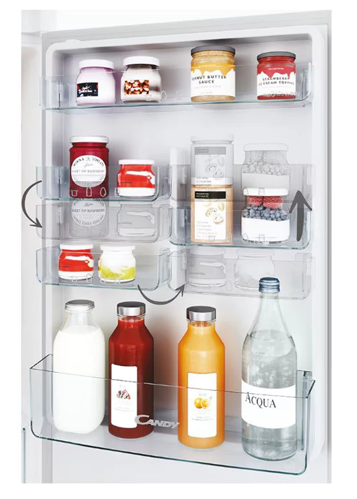 Холодильник двухдверный Candy CBL3518E / 263 л / 177.2 см / E / Белый photo 9