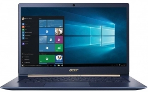 Laptop Acer Swift 5 SF514-54T-598S, Charcoal Blue (NX.HHUEU.003), Core i5, 8 GB GB, Linux, Albastru 