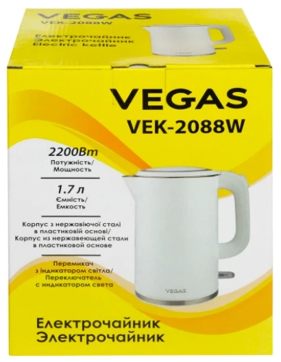 Чайник электрический Vegas VEK-2088W photo 7