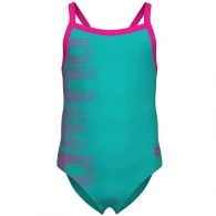 Costum pentru inot Arena LOGO KIDS GIRL ONE PIECE 