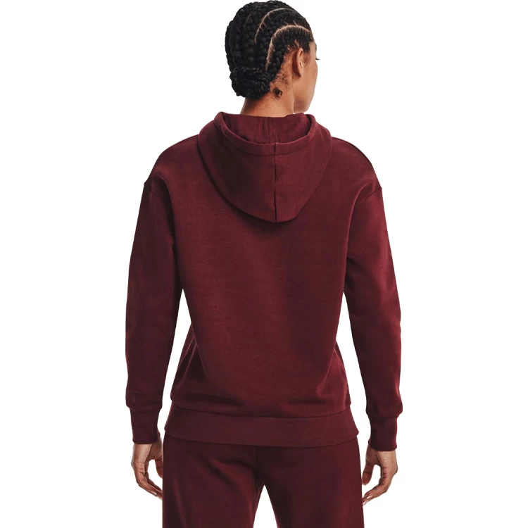 Толстовка Under Armour Essential Fleece Hoodie XL Бордовый Женский photo 5