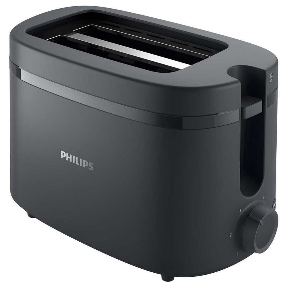 Тостер Philips HD2510/90, 2 тоста, 650 Вт, Серый photo 1 Тостер Philips HD2510/90, 2 тоста, 650 Вт, Серый photo 1