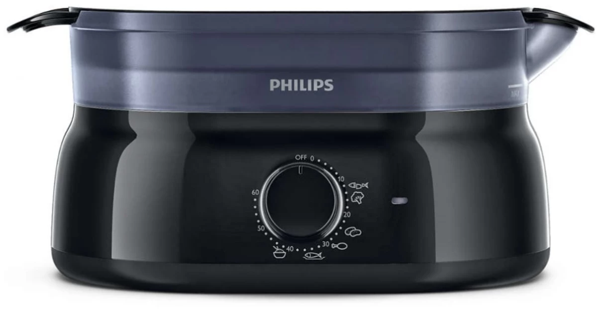 Пароварка Philips HD9126/90, 1 л, 900 Вт, Чёрный photo 3