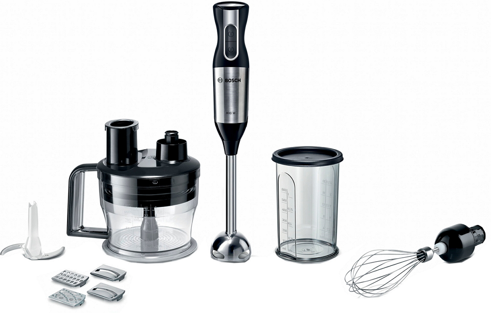 Blender Submersibil Bosch MS6CM4190 Argintiu / 12 viteze / 600 ml photo 1 Blender Submersibil Bosch MS6CM4190 Argintiu / 12 viteze / 600 ml photo 1