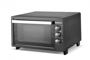Электрическая печь Saturn ST-EC1090, 45 л, 1500 Вт, Черный 