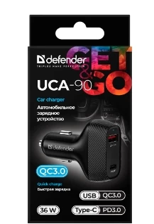 Зарядное устройство авто. для телефона Defender UCA90 photo 3