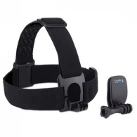 GoPro Head Strap + QuickClip - wear your GoPro on your head with the Head Strap, or use the QuickClip to attach it to a backwards baseball cap or other 3mm to 10mm thick object, compatible with all GoPro cameras. 