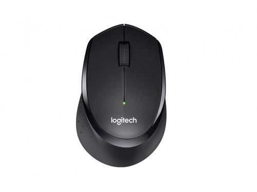 Logitech Wireless B330 Silent Plus, Optical Mouse for Notebooks, nano receiver, Black photo 1