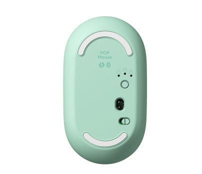 Logitech POP Mouse Wireless Mouse with Customizable Emoji, Multi-device, SilentTouch, SmartWheel, 2 Programmable buttons, Daydream/Mint photo 6