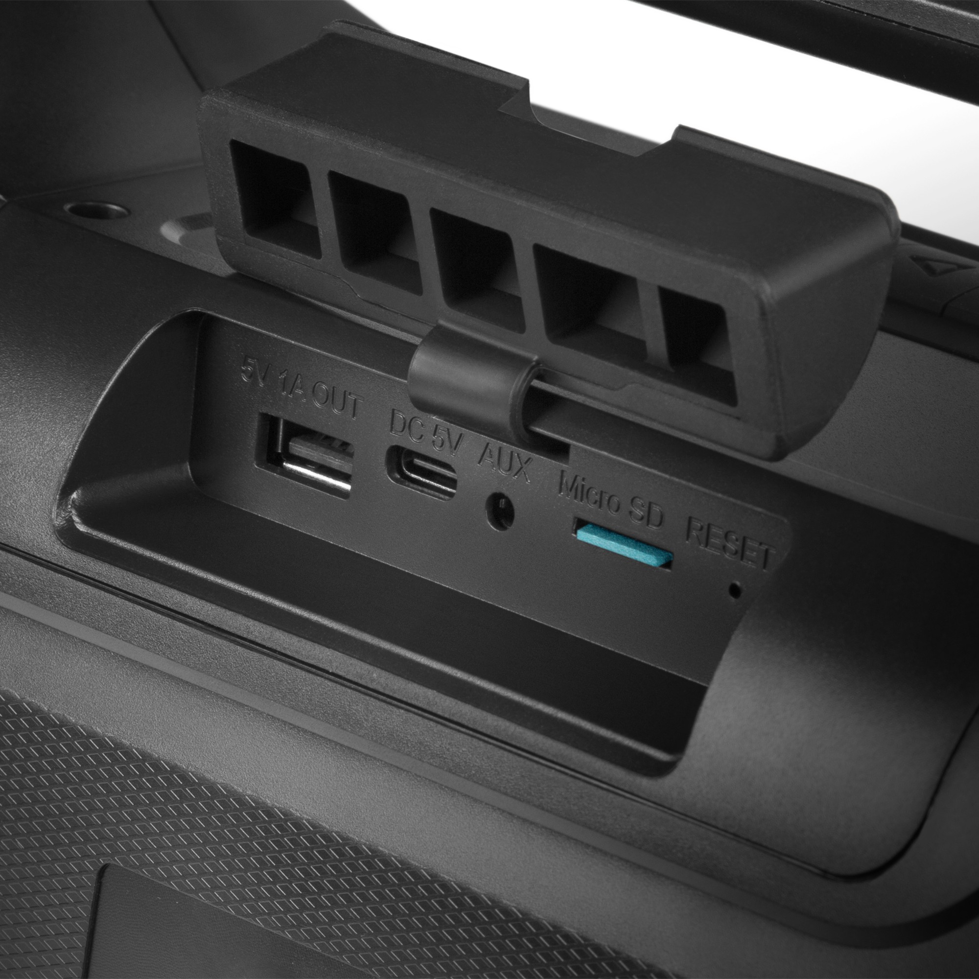 Портативная Колонка SVEN PS-390 Black / 50W / Bluetooth / FM tuner / USB / microSD / TWS photo 9
