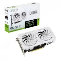 Placa video ASUS Dual GeForce RTX 4060 EVO WHITE OC Edition / 8GB / GDDR6 / 128bit 
