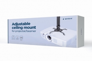 Регулируемое потолочное крепление для проектора Gembird CM-B-01/ 380 ~ 580 mm/ max 13kg/ Black thumbnav 9