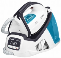 Утюг с парогенератором Bosch TDS4050, 2400 Вт, 180 г/мин и более, 1400 мл, Белый/Синий thumbnav 1