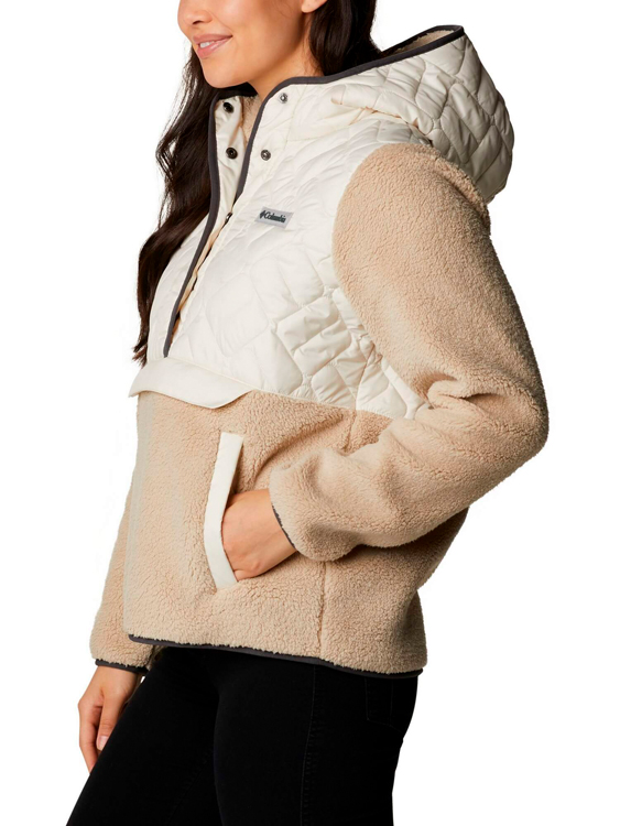 Hanorac Columbia Sweet View Fleece Hooded Pullover XS Bej Femei photo 4