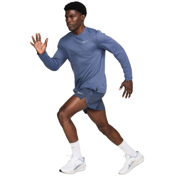 Hanorac pt bărbați Nike M NK DF UV MILER TOP LS S Albastru photo 3