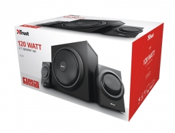 Trust Yuri 2.1 Speaker Set, 120w - Black thumbnav 2
