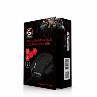 Gembird MUSG-06, Gaming Optical Mouse, 4000 pi programmable gaming mouse, 7 buttons, 7-color breathing RGB light effect, USB thumbnav 2