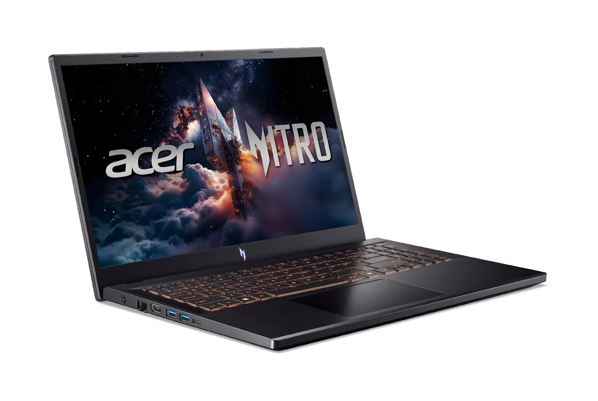 Laptop 15.6” ACER Nitro V 15 ANV15-52/ Intel Core i5-13420H/ 32GB/ 1TB SSD/ RTX 5050/ Obsidian Black photo 2
