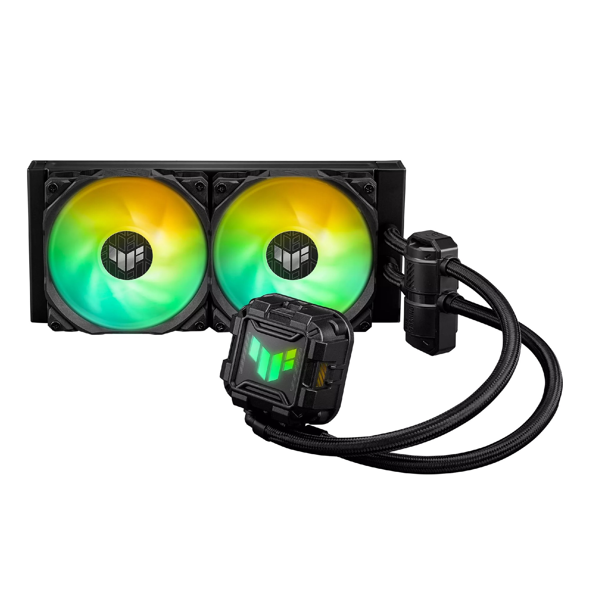 Житкостный Кулер ASUS TUF GAMING LC II 240 ARGB/ Universal/ 800~2000pm/ 29 dBA /67CFM/ Black photo 1