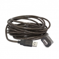 Active USB 2.0 extension cable, 10 m, up to 3 pcs in the cascade are allowed, black (AMAF) thumbnav 3