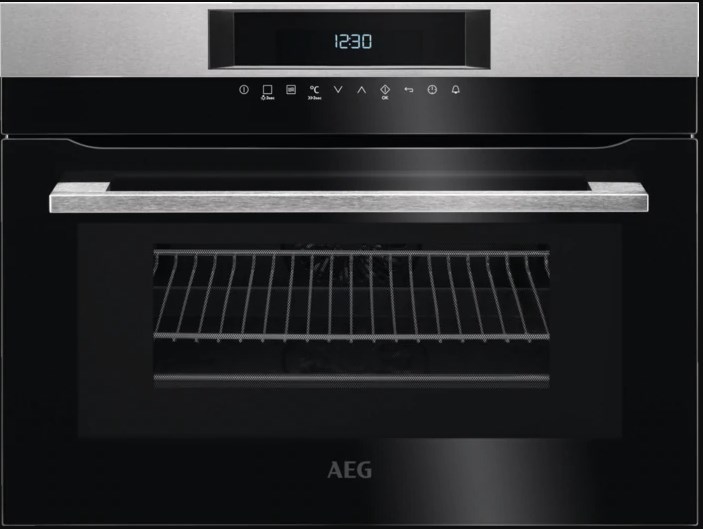 Встраиваемый дух. шкаф с микроволной печью AEG KMR761000M / 43До 60 л л. / A / Нерж. сталь photo 1